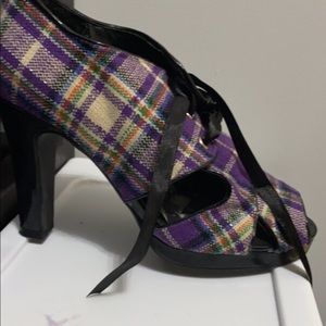 Plaid Shoes Size 6.5